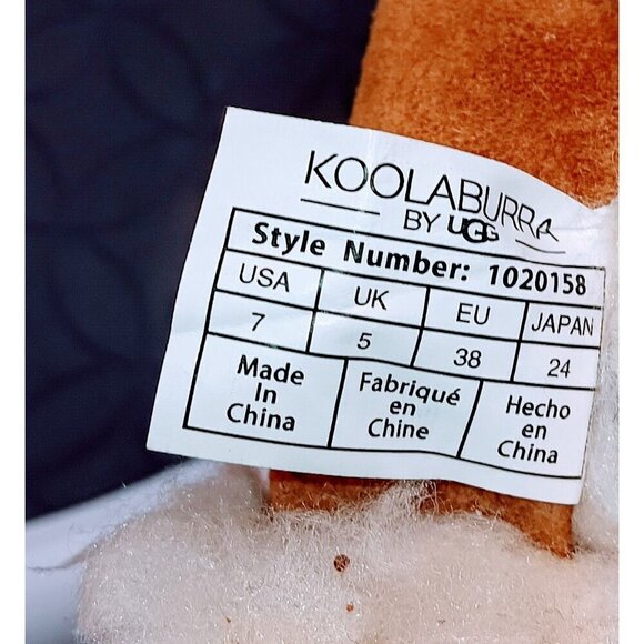 Koolaburra By UGG Womens Shearling-Lined Suede Winter Boots Size 7 - Picture 5 of 7